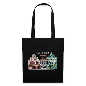 Cottbus Altmarkt, tout simplement magnifique ! Brandebourg - Sac en tissu - noir - Devant
