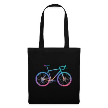 Gradient Cycling Bicycle Design - Tote Bag - black - Front
