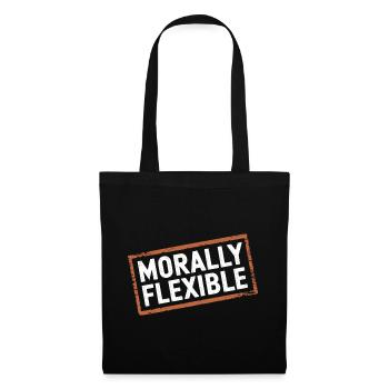 Morally Flexible 18 - Stoffbeutel - Schwarz - Vorne