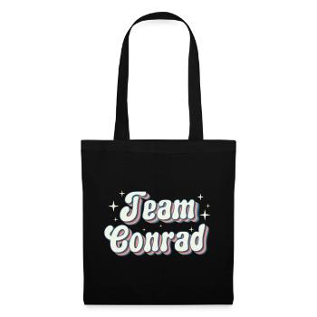 Team Conrad Vintage Cool - Stoffbeutel - Schwarz - Vorne
