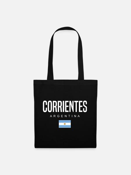 Corrientes Argentinien Argentinier - Stoffbeutel - Schwarz