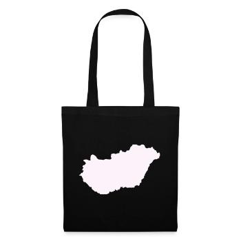 Pays hongrois - Sac en tissu - noir - Devant