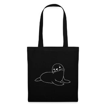 Scellage scellant scellement - Sac en tissu - noir - Devant