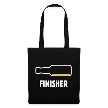 Finisher (beer / beer / beer drinker / NEG 2C) - Tote Bag - black - Front