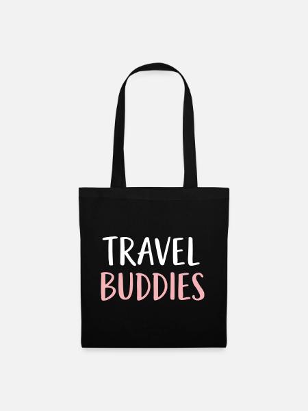 Travel buddies - Stoffbeutel - Schwarz