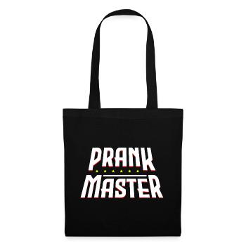 Prank Master Bold Retro Logo - Stoffbeutel - Schwarz - Vorne