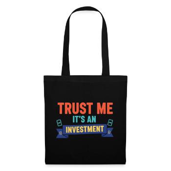 Trust Me Its An Investment Trading Card Collector - Tote Bag - black - Front