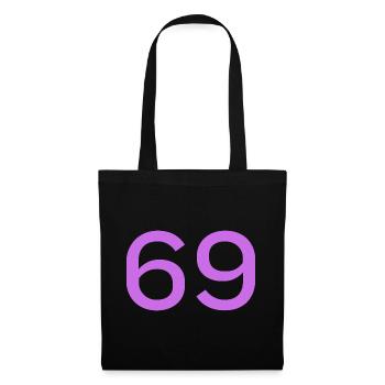 69 - Stoffbeutel - Schwarz - Vorne
