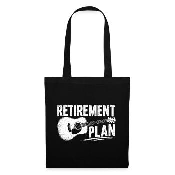 Piano de retraite Guitare - Sac en tissu - noir - Devant