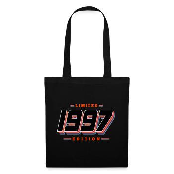 29. Geburtstag Limited Edition Jahrgang 1997 - Stoffbeutel - Schwarz - Vorne
