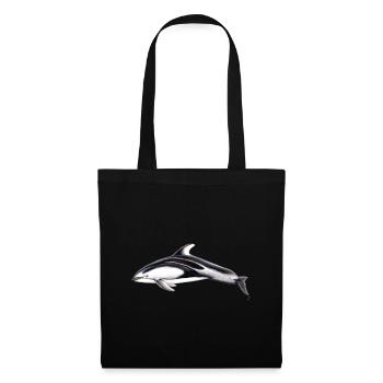 White flank dolphin - Lagénorhynque - Lag - Tote Bag - black - Front