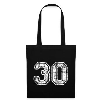 30 - Sac en tissu - noir - Devant