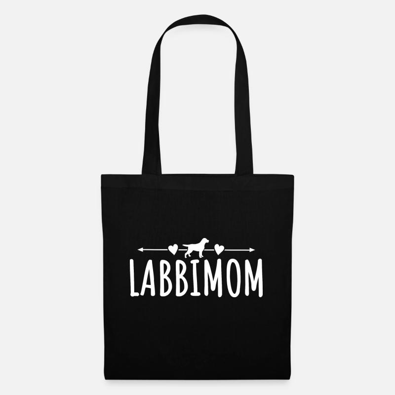 Labrador Mom - Stoffbeutel - Schwarz