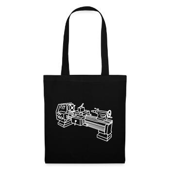 Mechanic lathe - Tote Bag - black - Front