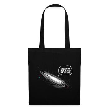 Astronaute drôle astronaute j'ai besoin de mon espace - Sac en tissu - noir - Devant