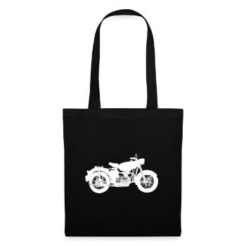 Motorrad - Stoffbeutel - Schwarz - Vorne