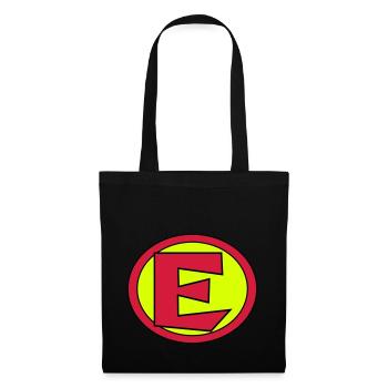 Super, Superheld, Superheldin, Hero, E - Tote Bag - black - Front