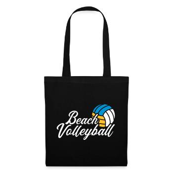 Beach-volley - Sac en tissu - noir - Devant