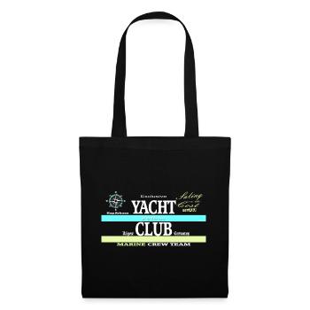 Yacht Club Vintage Collage - Tote Bag - black - Front