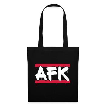 AFK - Sac en tissu - noir - Devant