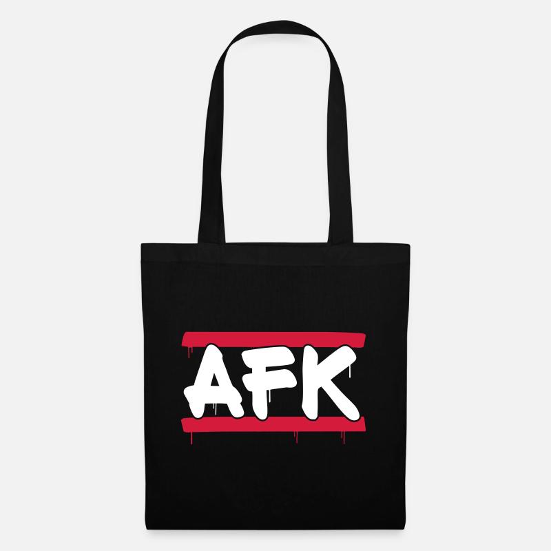 AFK - Stoffbeutel - Schwarz