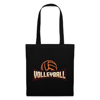 Volley-ball - Sac en tissu - noir - Devant
