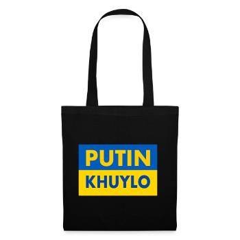 putin khuylo - Stoffbeutel - Schwarz - Vorne