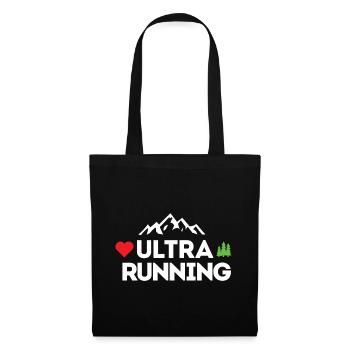 Ultra Running – Meine Liebe - Stoffbeutel - Schwarz - Vorne