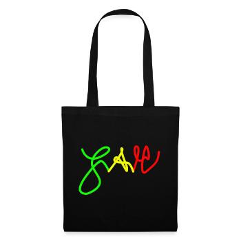 Jah in Trio colours Red Gold Green - Tote Bag - black - Front