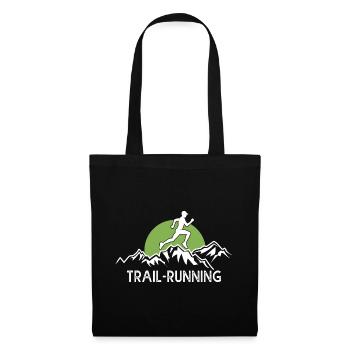trail running course à pied nature montagne - Sac en tissu - noir - Devant