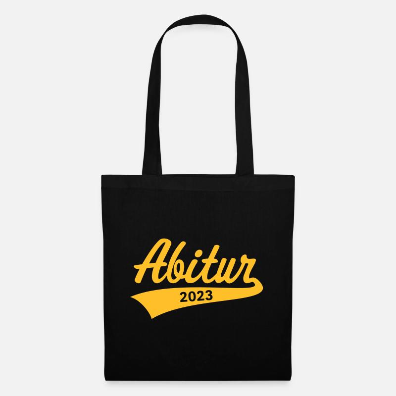 Abitur 2023 (Abiturient / Abi / Hochschulreife) - Stoffbeutel - Schwarz