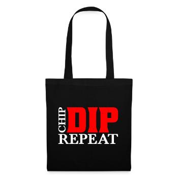 Chip Dip Repeat 12 - Sac en tissu - noir - Devant