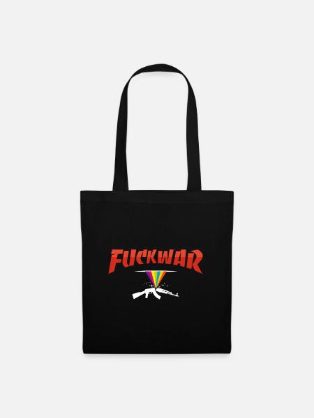Fuckwar Rainbow Guns - Stoffbeutel - Schwarz