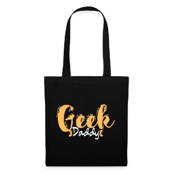 Geek Daddy Icon Tee - Stoffbeutel - Schwarz - Vorne