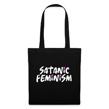 Féminisme satanique - Sac en tissu - noir - Devant