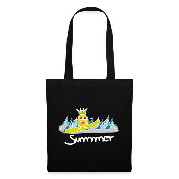 Pineapple Summer - Tote Bag - black - Front