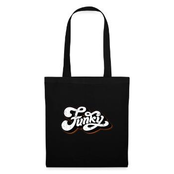 Funky Vintage - Tote Bag - black - Front