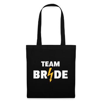 Team Bride Flash (Hen Night Party / 2C NEG) - Tote Bag - black - Front
