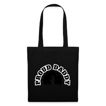 Proud Daddy Kid Black - Stoffbeutel - Schwarz - Vorne