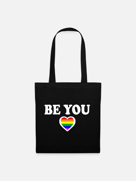 Be you - Stoffbeutel - Schwarz