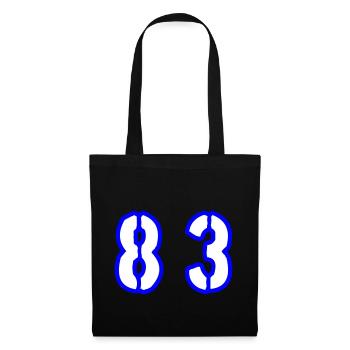 83 Number Symbol - Tote Bag - black - Front