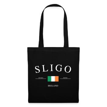 Sligo, Irlande – Souvenir et cadeau de vacances - Sac en tissu - noir - Devant