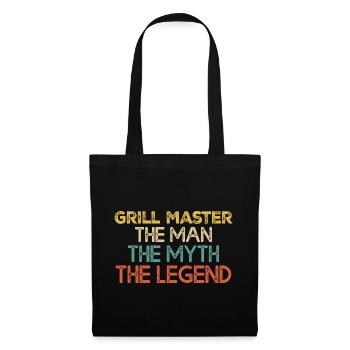 Grill Master Legend Quote - Tote Bag - black - Front
