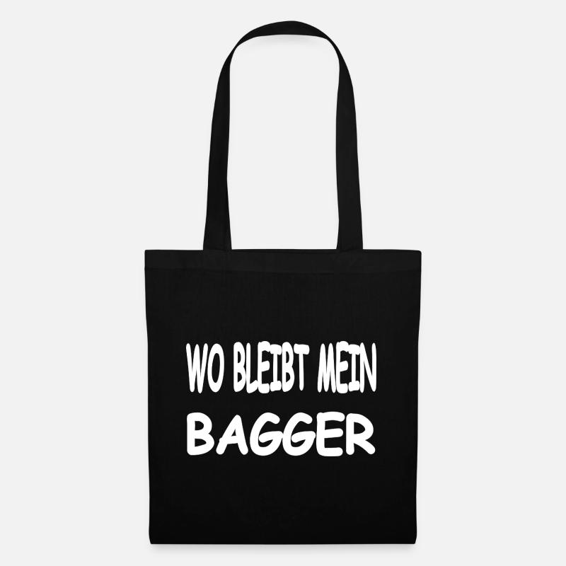 Bagger - Stoffbeutel - Schwarz