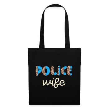 Police Femme Imprimé Léopard - Sac en tissu - noir - Devant