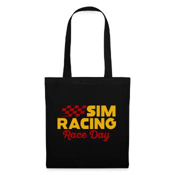 Journée de course de simulation - Sac en tissu - noir - Devant