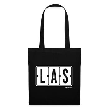 Las Vegas LAS, City souvenir Hoodie, T-Shirt, Cap - Stoffbeutel - Schwarz - Vorne
