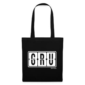 São Paulo GRU, City Souvenir Hoodie, Bag, Mug - Tote Bag - black - Front
