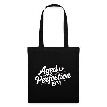 1974 Conception du 52 – Sur 52 ans - Sac en tissu - noir - Devant