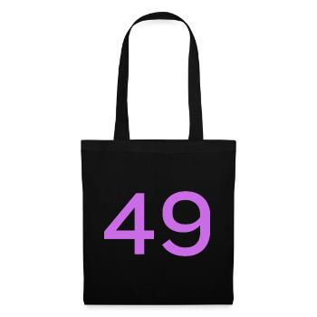 49 - Sac en tissu - noir - Devant
